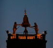 The Moors on the clock tower