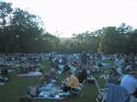 The party on the lawn at Tanglewood.