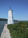The lighthouses at the south end of Cayuga.