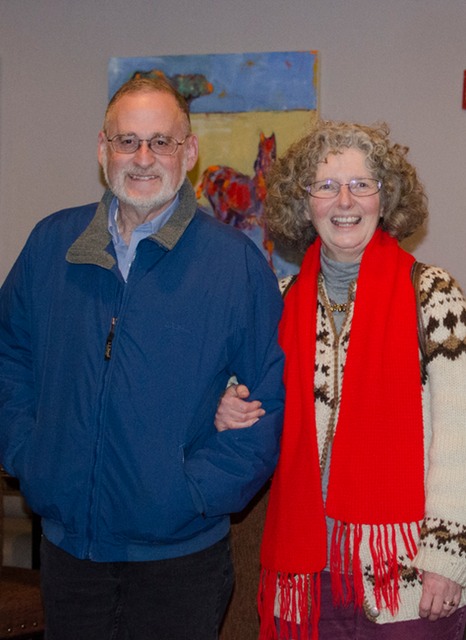 Rick & Gitte at the group birthdays party