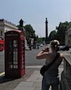 Cool monument, but Ariana wants the phone box...