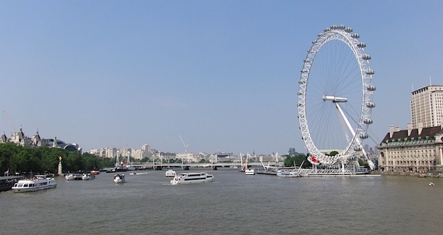 Scene from Westminster bridge