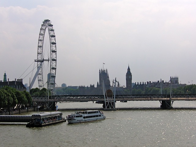 London Eye and Parliament