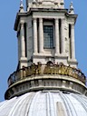 Tourists atop St. Paul's