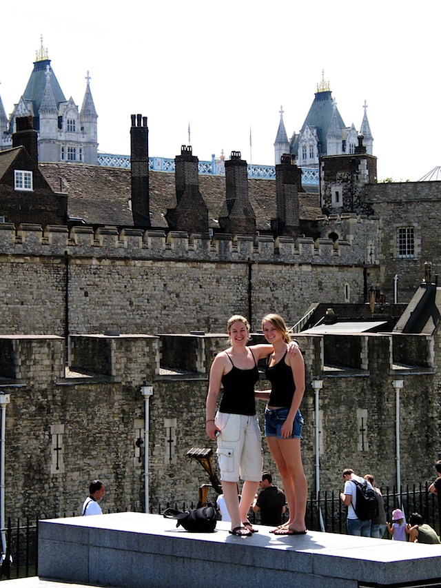 Ariana & Emily with Tower and Bridge