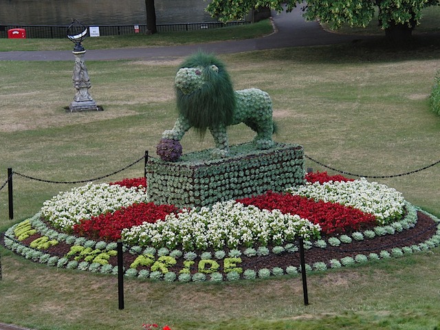 Floral lion