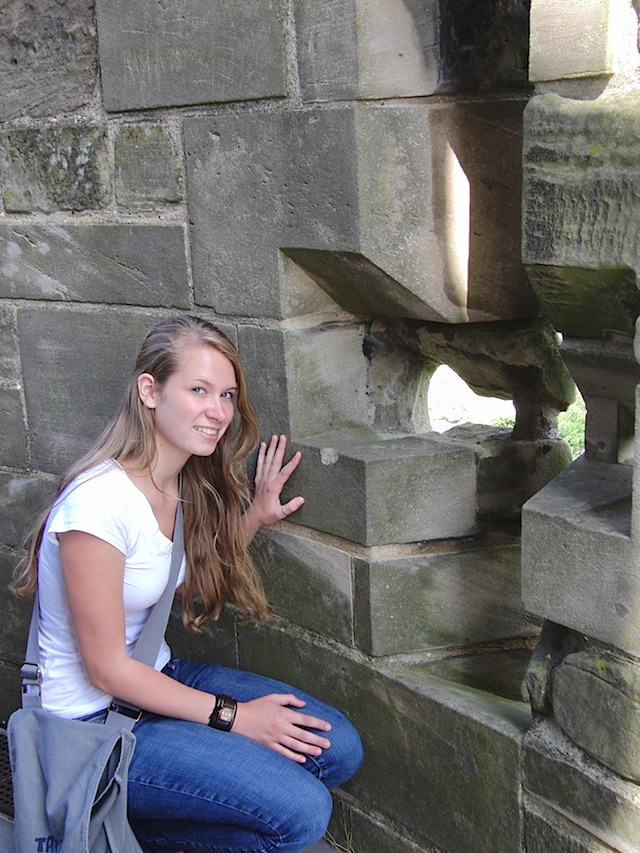 Emily at Warwick Castle