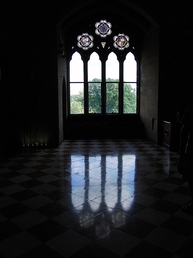 Stained glass at Warwick Castle