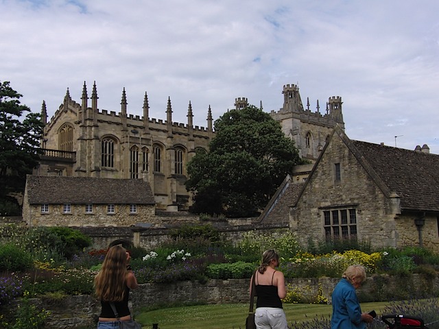 Emily & Ariana at Christ Church college, Oxford