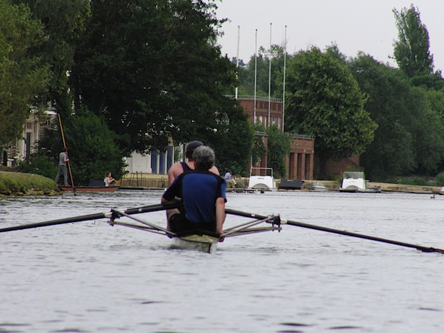 Oxford rowers and boat houses