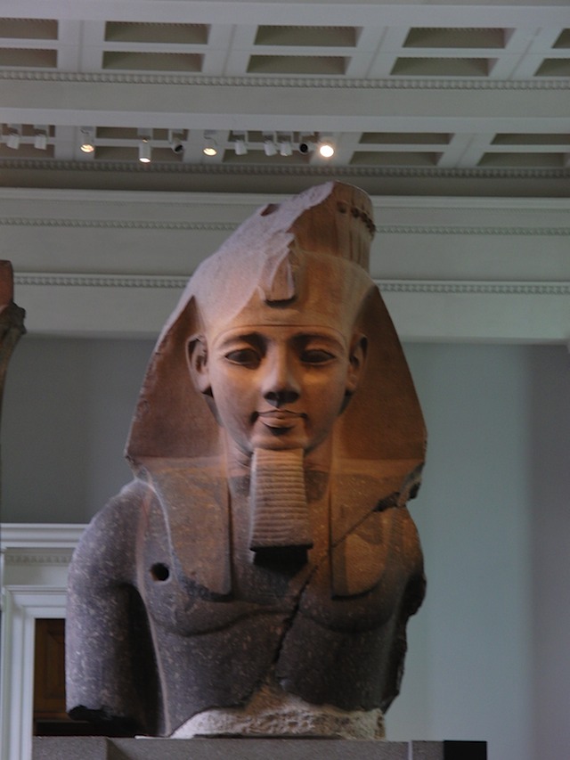 Egyptian statue at British Museum