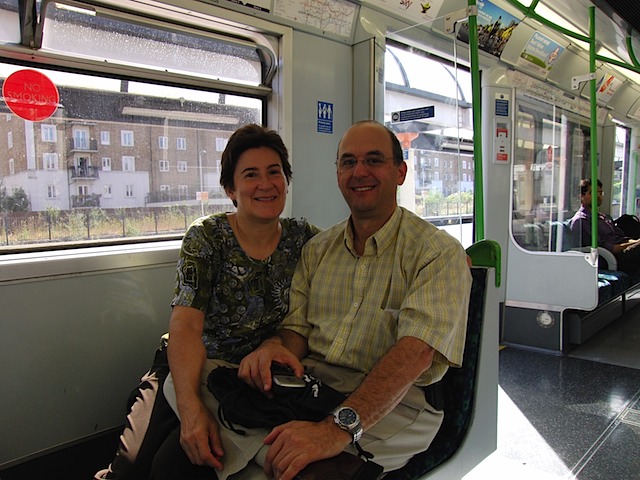 Kathy & Ben on the Tube