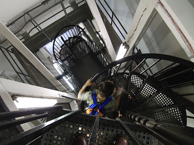 Kathy climbing St. Paul dome