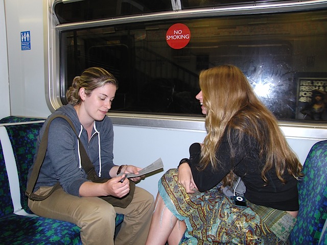 Ariana & Emily on Tube