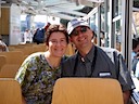 Kathy & Ben on the river tour