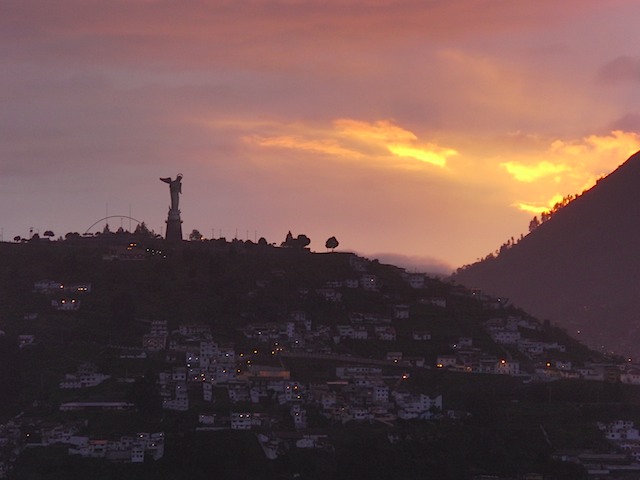 Quito sunset