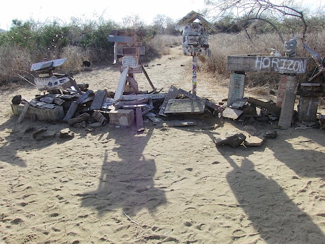 Post Office Bay on Floreana