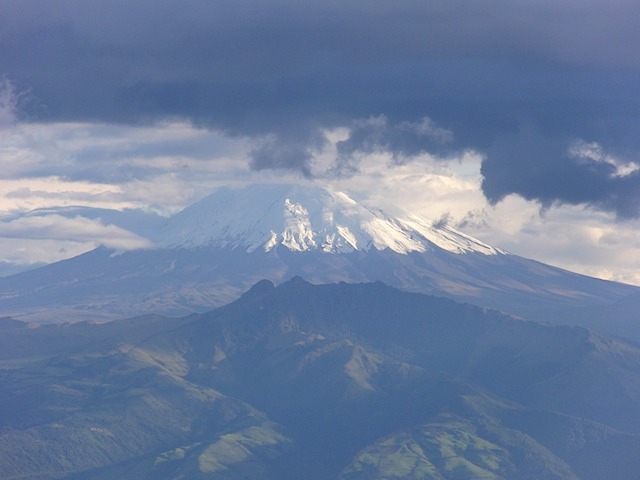 Volcano to the north of Quito