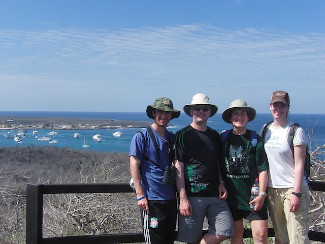 HAppy family on San Cristobal