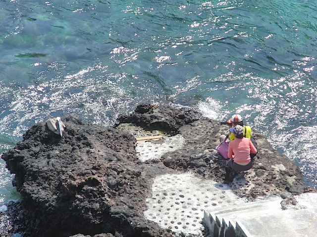 Federico & Elena with pelican