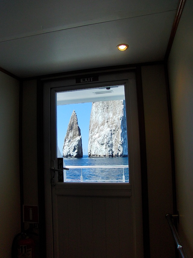 Kicker Rock from inside