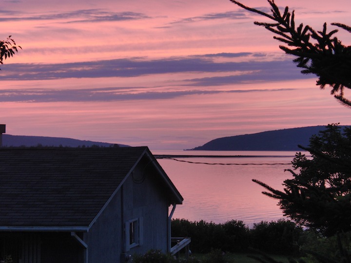 Sunset from Fort Ann