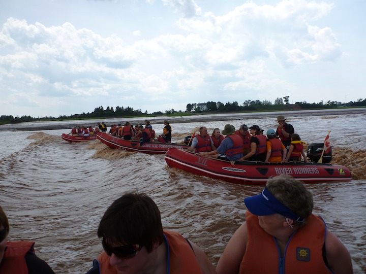 Flotilla on the bore