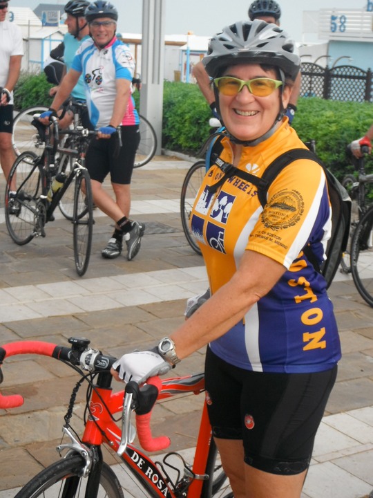 Kathy at the start