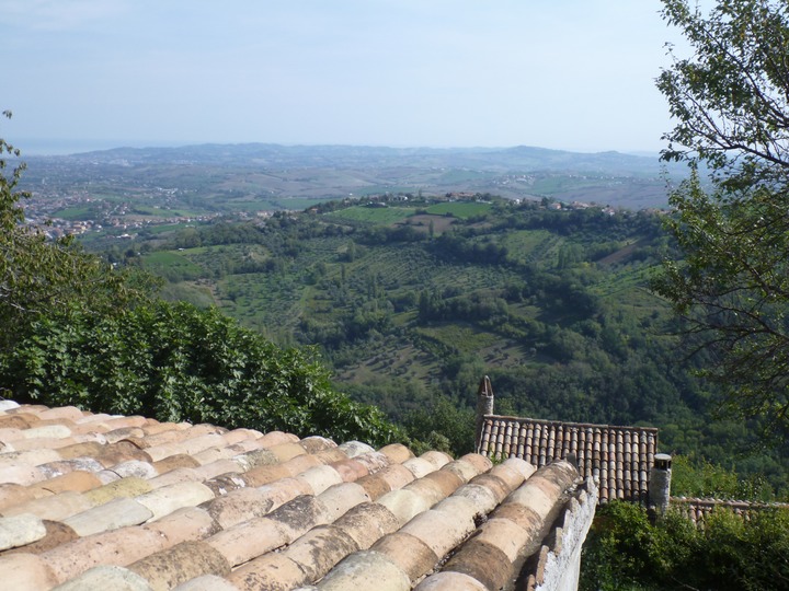 View from Montefiore Conca