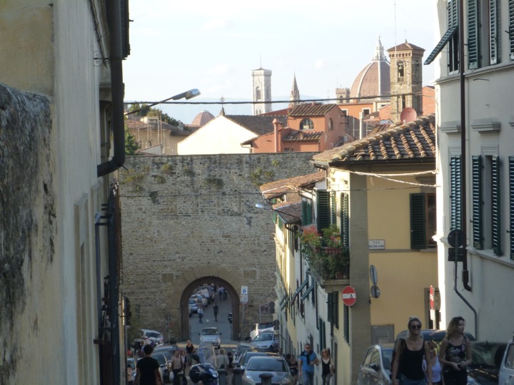 Gate in Florence wall