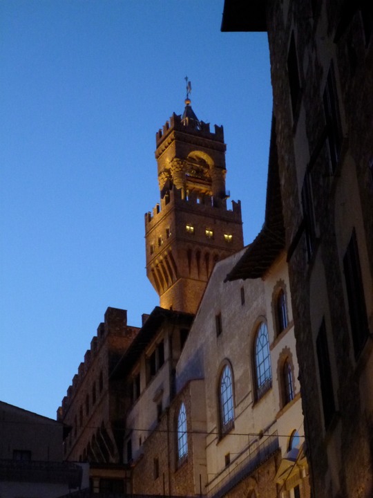 Palazzo Vecchio at dusk