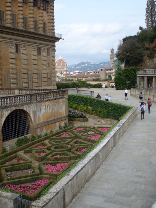 Florence behind Palazzo Pitti