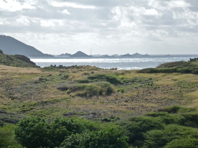 St. Barth's from Ile Fourchue