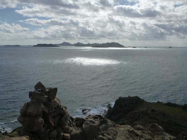 St. Barth's from Ile Fourchue