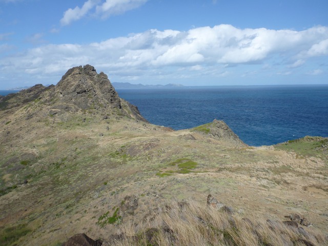 Ile Fourchue with St. Martin behind