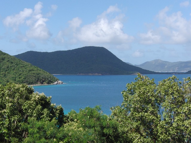 Leinster Bay, Great Thatch, and Jost van Dyke in the distance