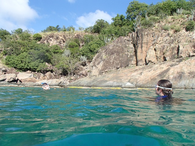 Kathy & Ariana snorkeling