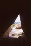 Inside The Baths looking out.