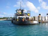 Working tug with barge of sand. We'd seen this same tug and barge making its way up the Channel earlier.