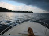 A spectacular sky on the last boat morning.