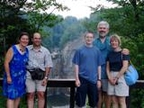 The assembled multitude: Kathy, Ben, Kevin, Mike, and Pam