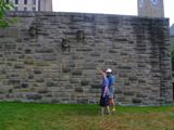 The head wall at Olin library